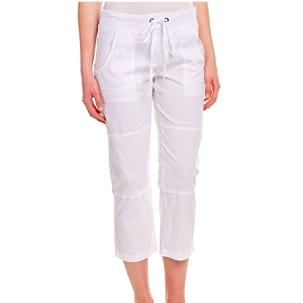 NWT! XCVI Women's Caden Crop White XS